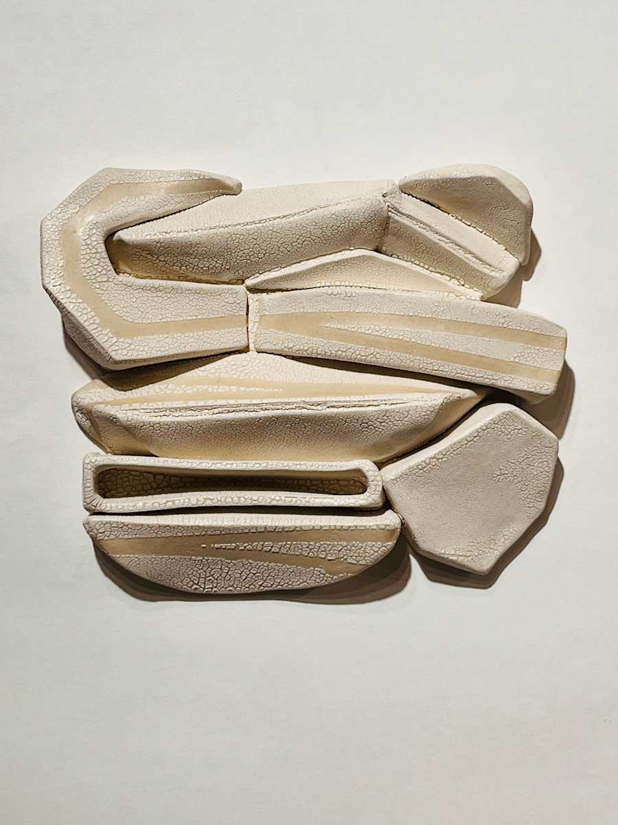 Comfort zone by Kate Lawless  Image: Ceramic wall piece