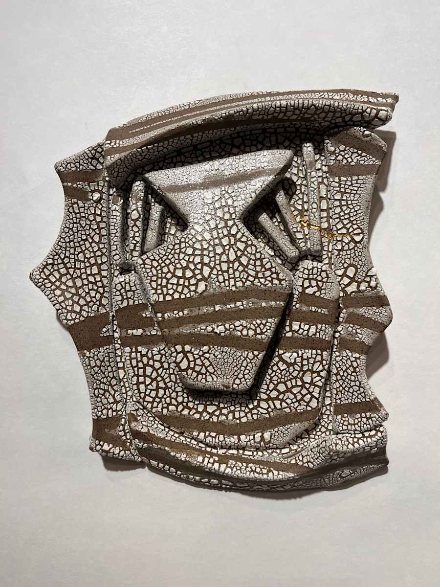Crackle Vase 1 by Kate Lawless  Image: Ceramic wall piece