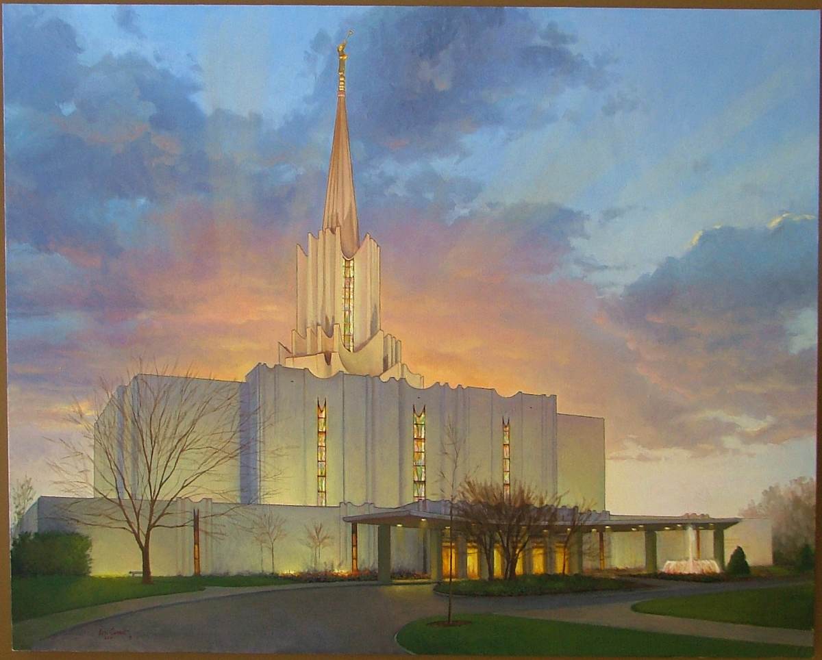 Jordan River Temple - 2011 by Ken Corbett, Image 1.