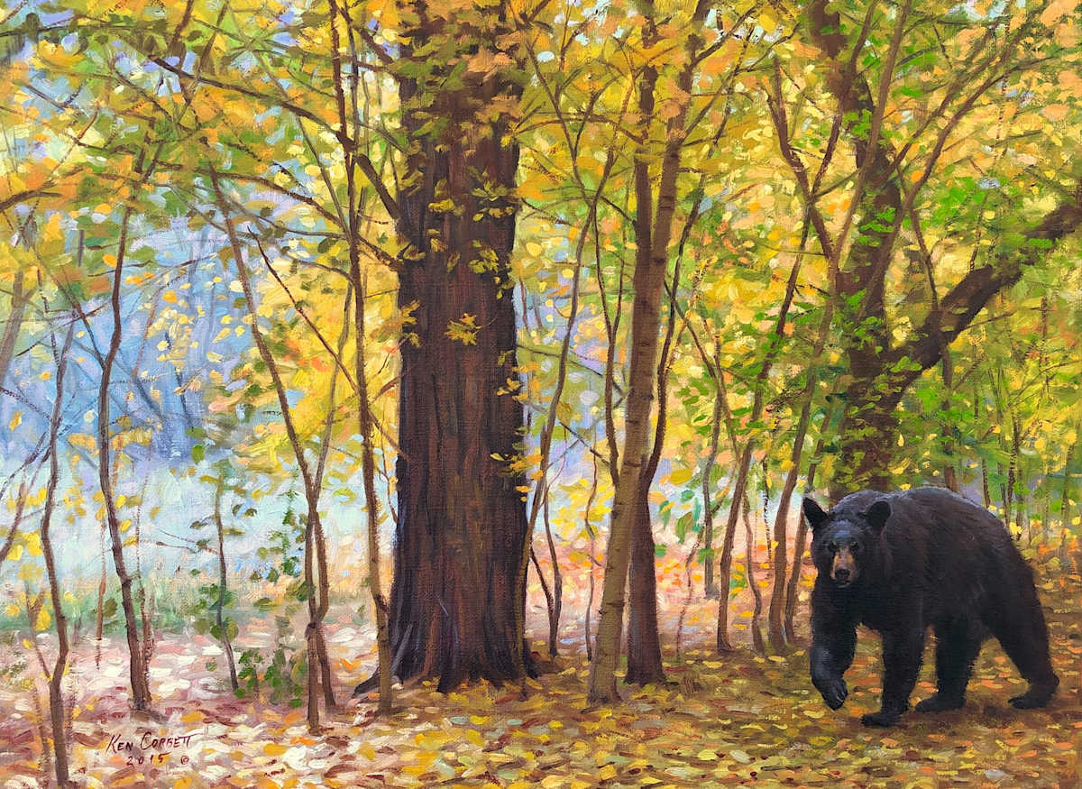 Logan Canyon Bear by Ken Corbett 