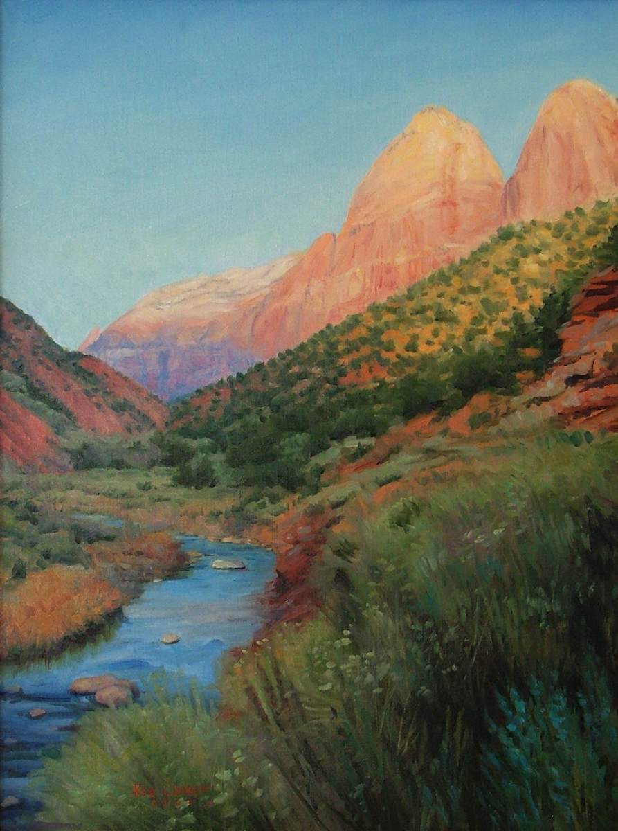 Sunset in Zion by Ken Corbett, Image 1.