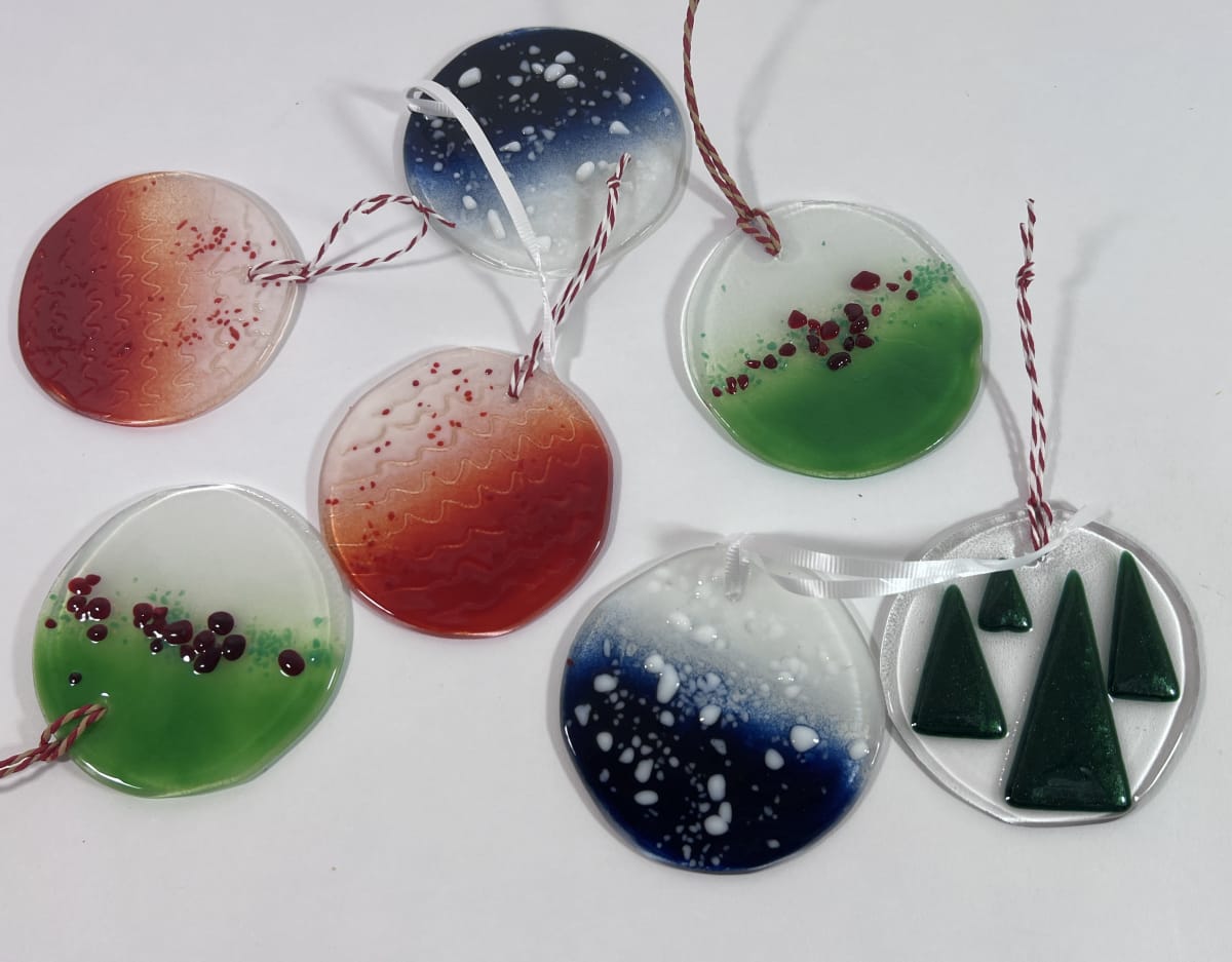 Xmas Baubles medium #5 by Silvana Ferrario