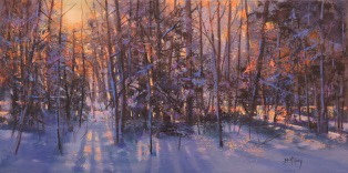 WINTER'S GLOWING COLOUR by Barbara McGuey 