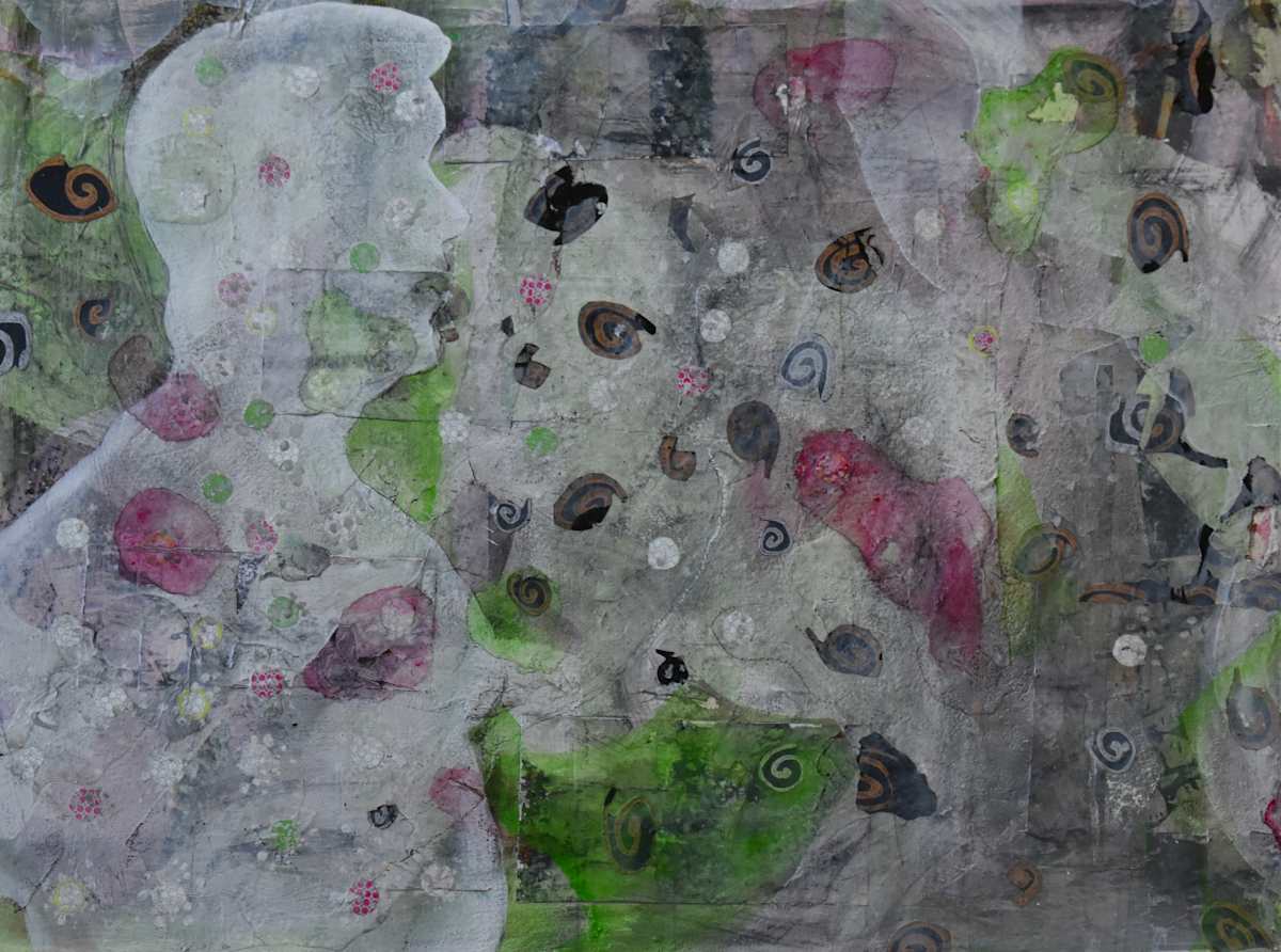 6 FEET by VICTORIA SENN  Image: 6 FEET - left side of diptych