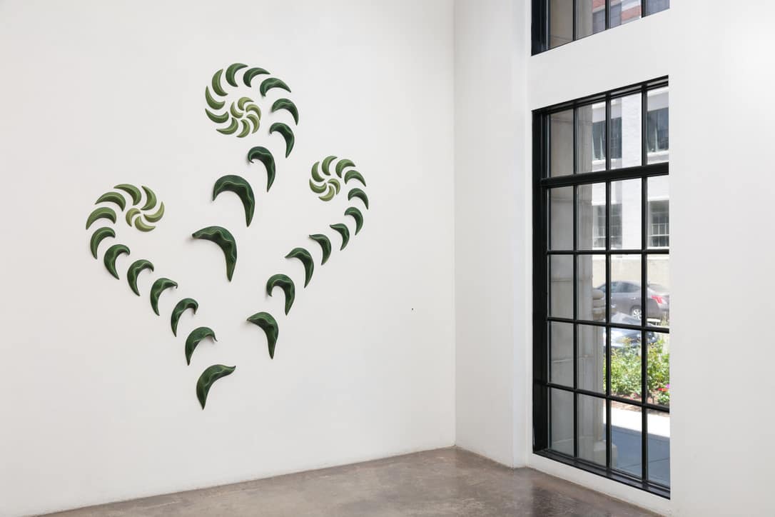 Spirafolia by Julie K. Anderson  Image: Installed at Walker Fine Art in Denver, CO