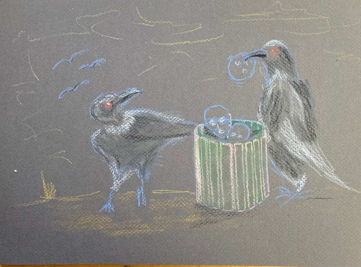 Crows clearing by John Simnett, Image 1.