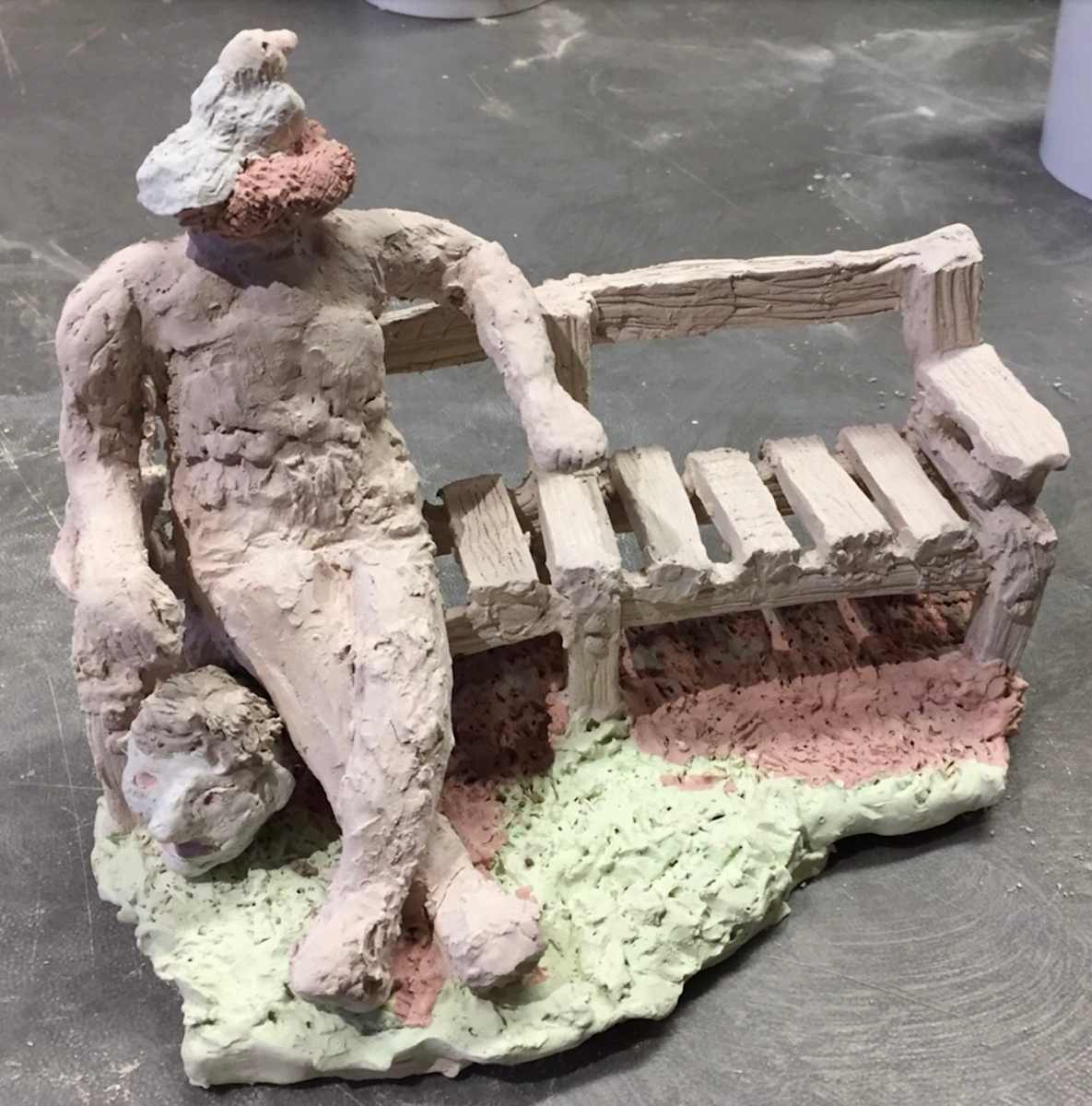 Sitting by John Simnett, Image 1.