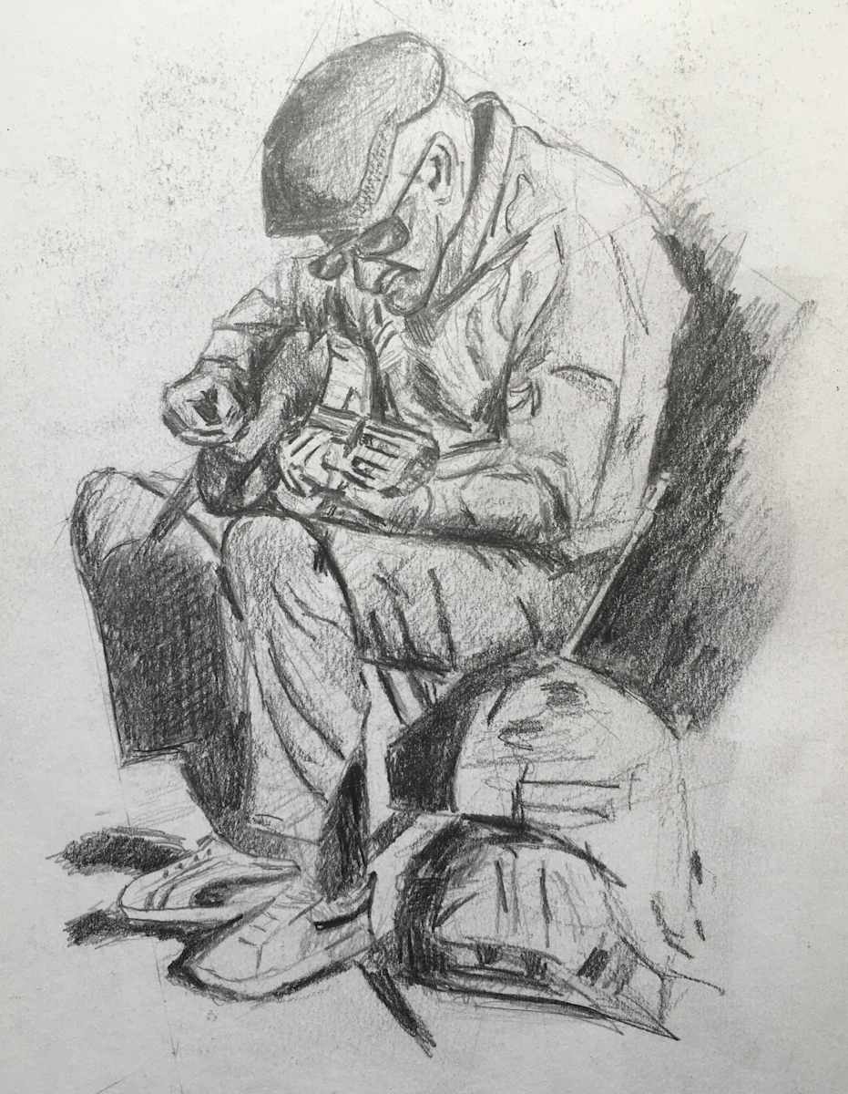 Busker by John Simnett, Image 1.