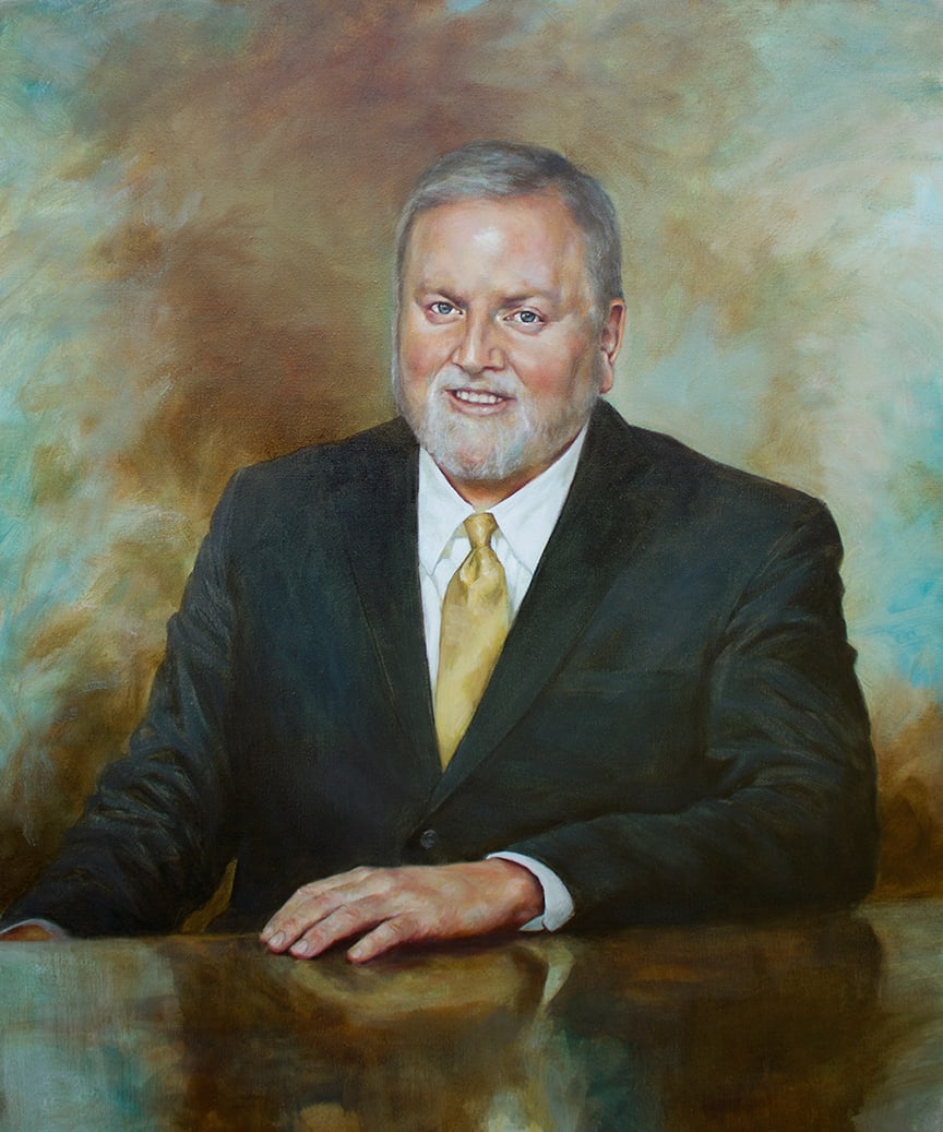 Portrait of Kevin Gaughen by Elizabeth R. Whelan 