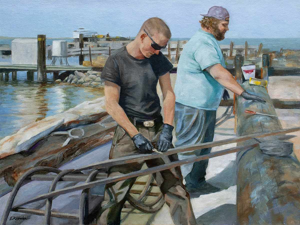 Mast repair by Elizabeth R. Whelan 