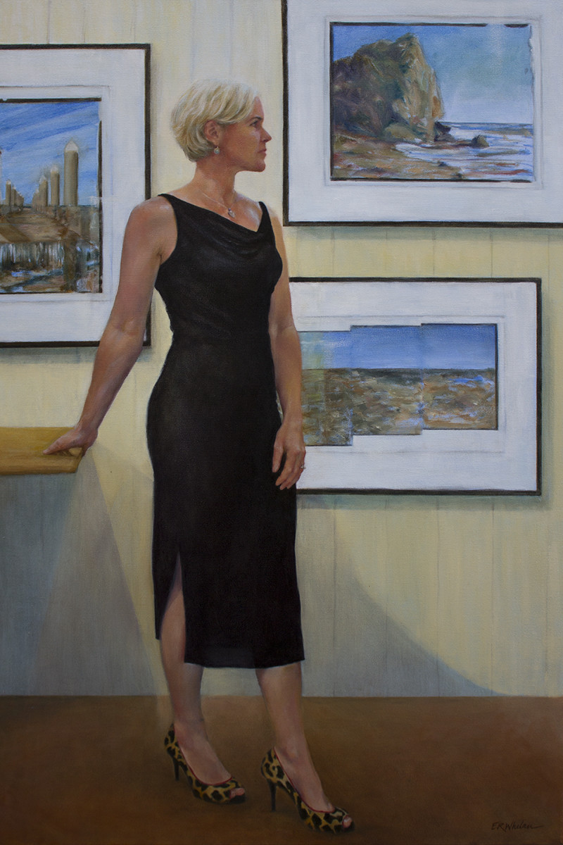Portrait of Gallery Director Jhenn (Watts) Pillsworth by Elizabeth R. Whelan 