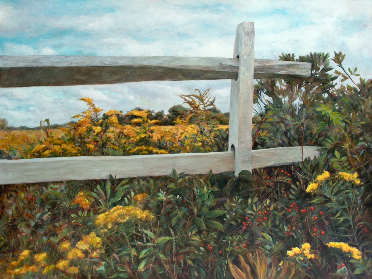 Sepiessa Gold by Elizabeth R. Whelan  Image: Acquired by the Edward Miller and Monina von Opel Permanent Art Collection, Martha's Vineyard Hospital, MA