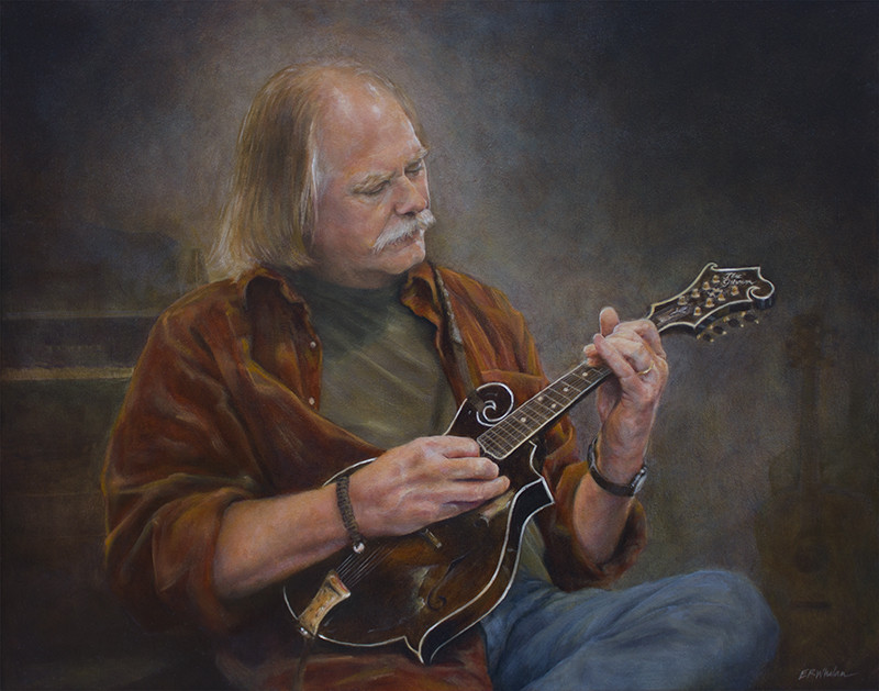 Portrait of Musician Will Luckey by Elizabeth R. Whelan 