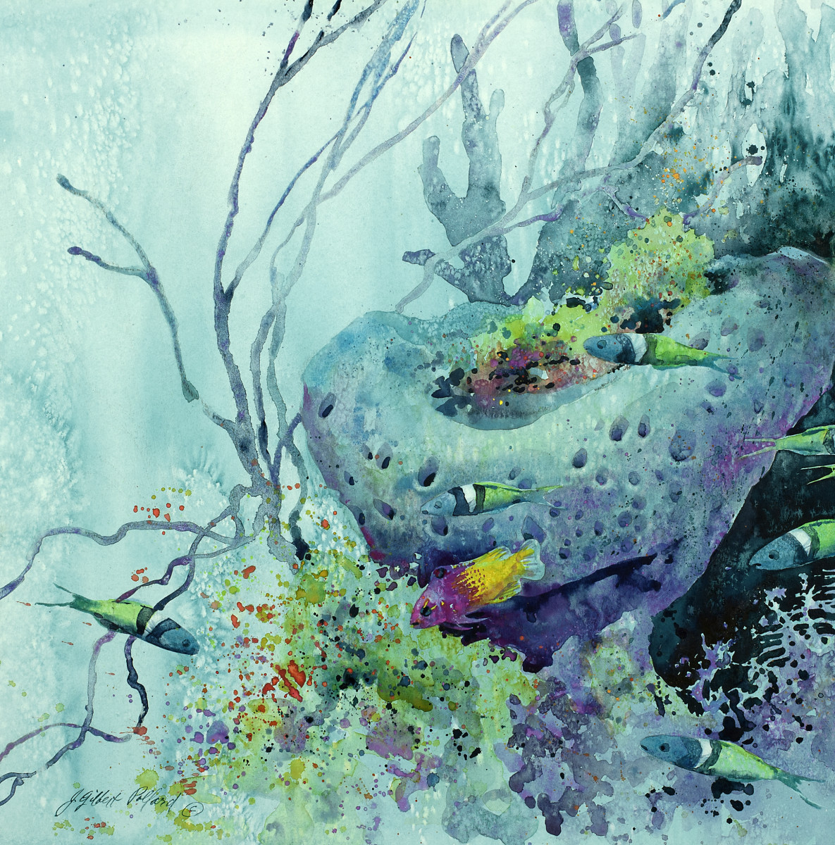 Ittie Bittie Fishies by Julie Gilbert Pollard 