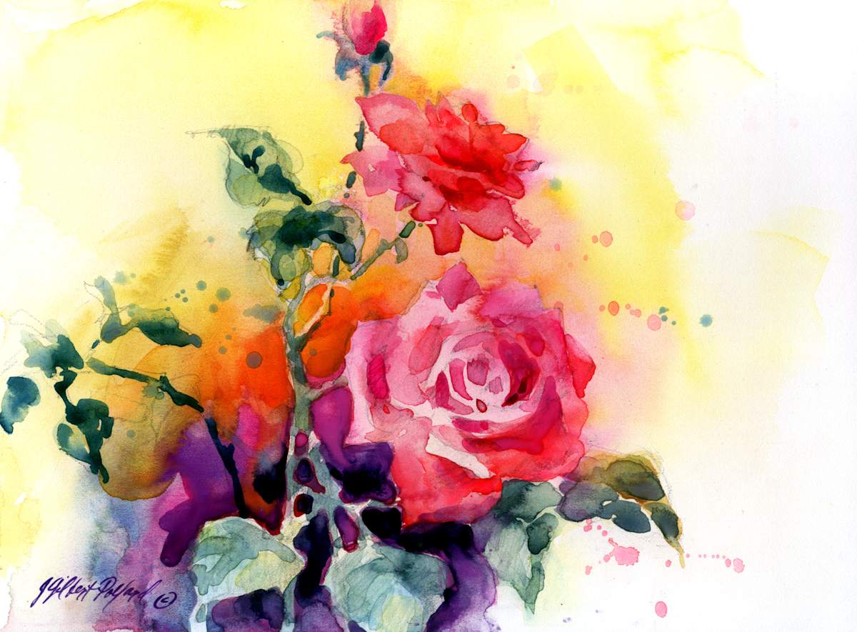 Kristin's Roses by Julie Gilbert Pollard, Image 1.