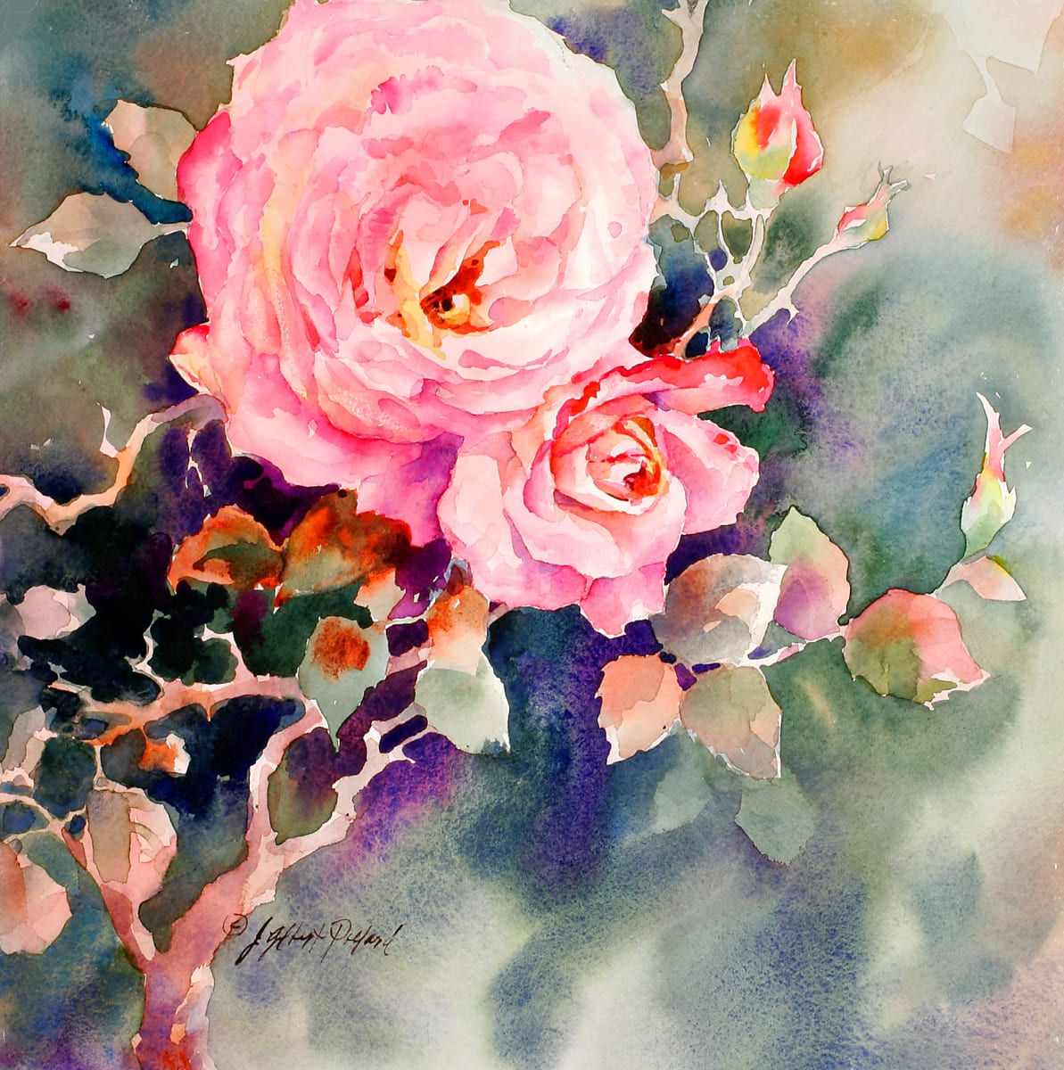 Ramblin' Rose by Julie Gilbert Pollard 