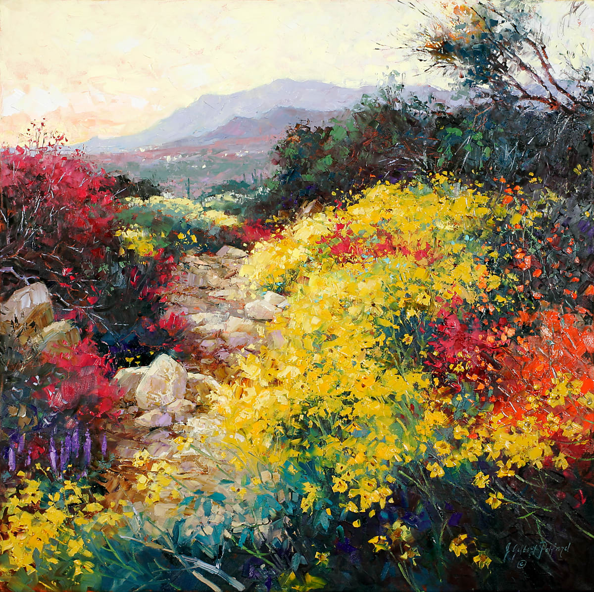 Twilight - Desert Spring by Julie Gilbert Pollard 