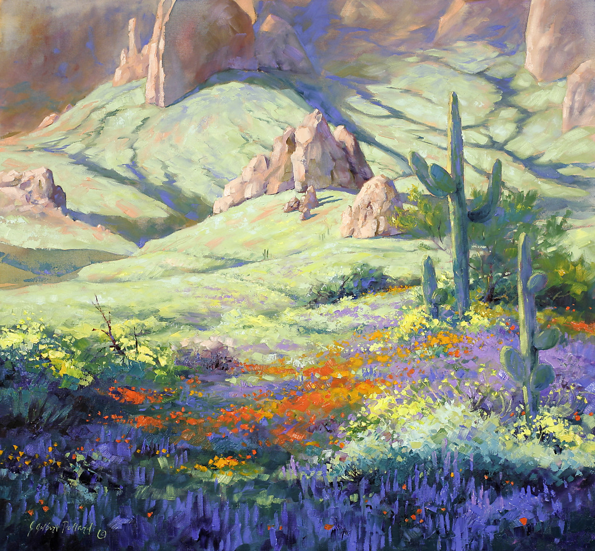 Superstition Foothills by Julie Gilbert Pollard 