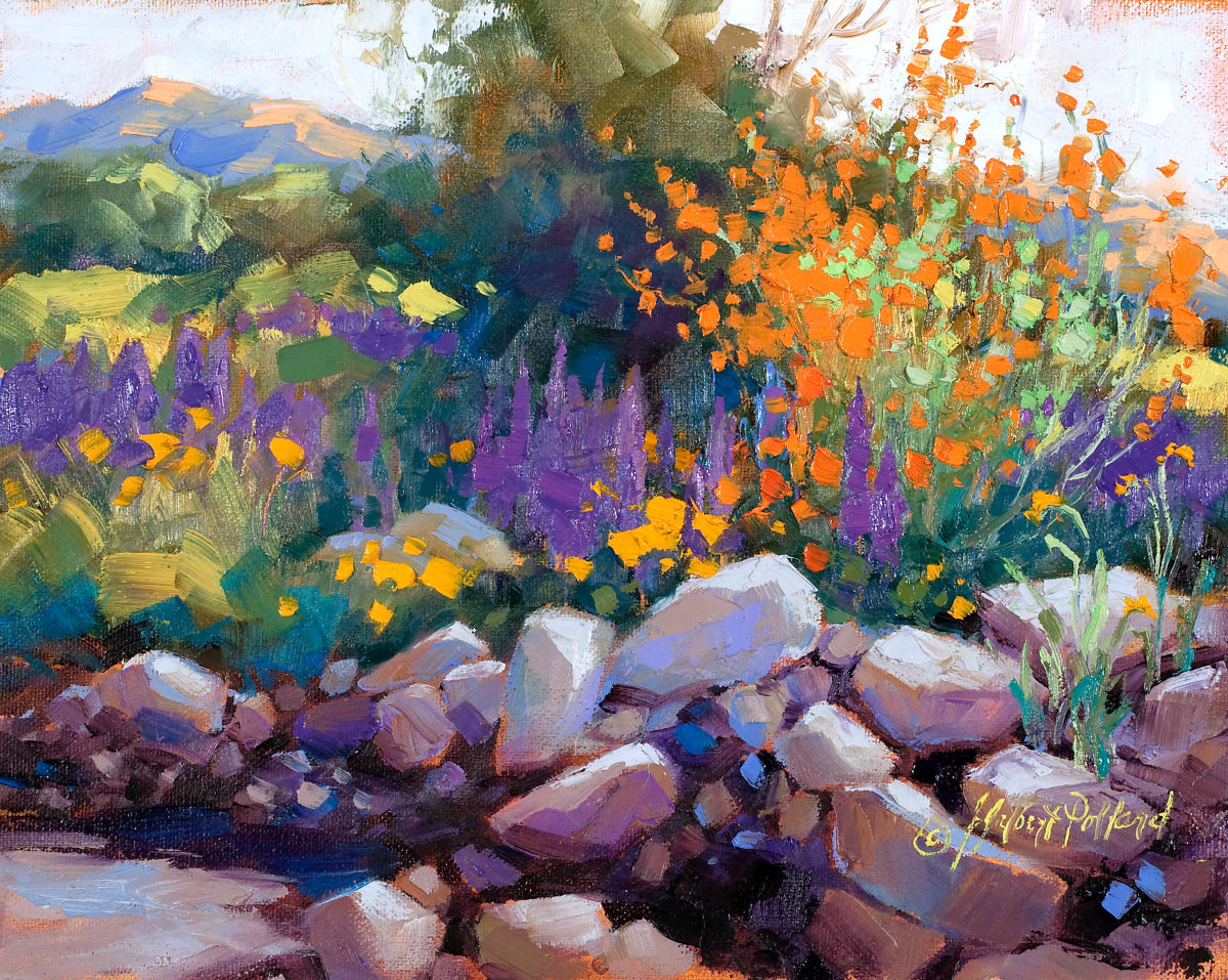 Spring Arroyo I by Julie Gilbert Pollard 