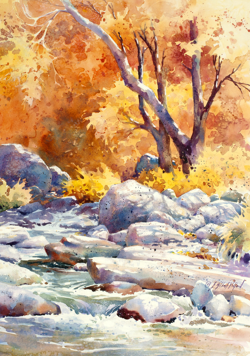 Golden Autumn by Julie Gilbert Pollard 