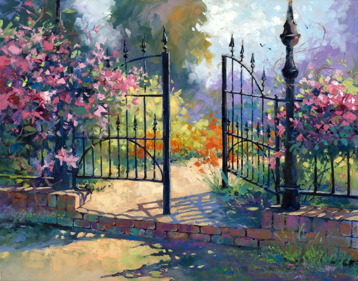 Into the Garden by Julie Gilbert Pollard 