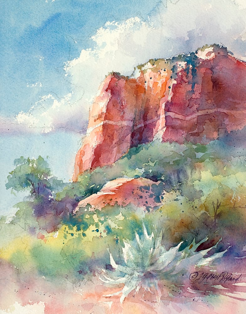 Courthouse Butte by Julie Gilbert Pollard 