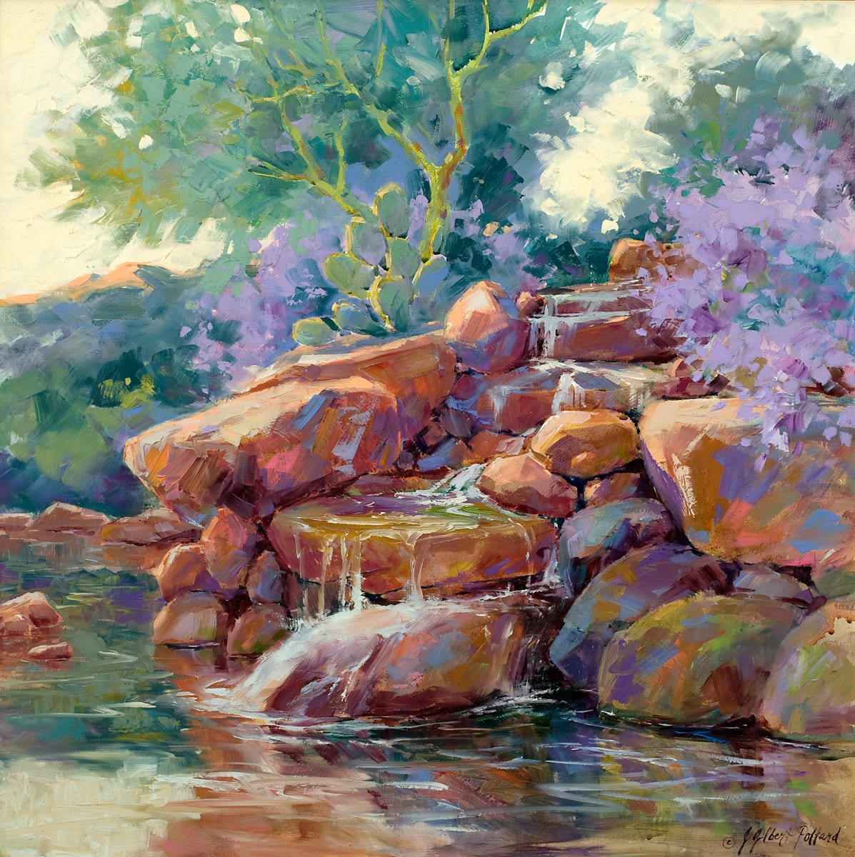 Desert Stream by Julie Gilbert Pollard 