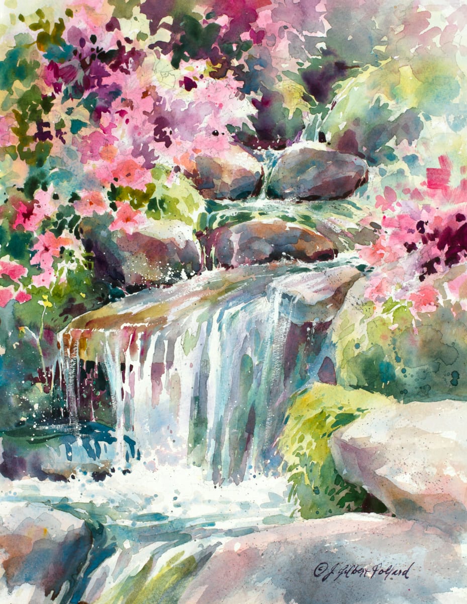 Mossy Stones by Julie Gilbert Pollard 