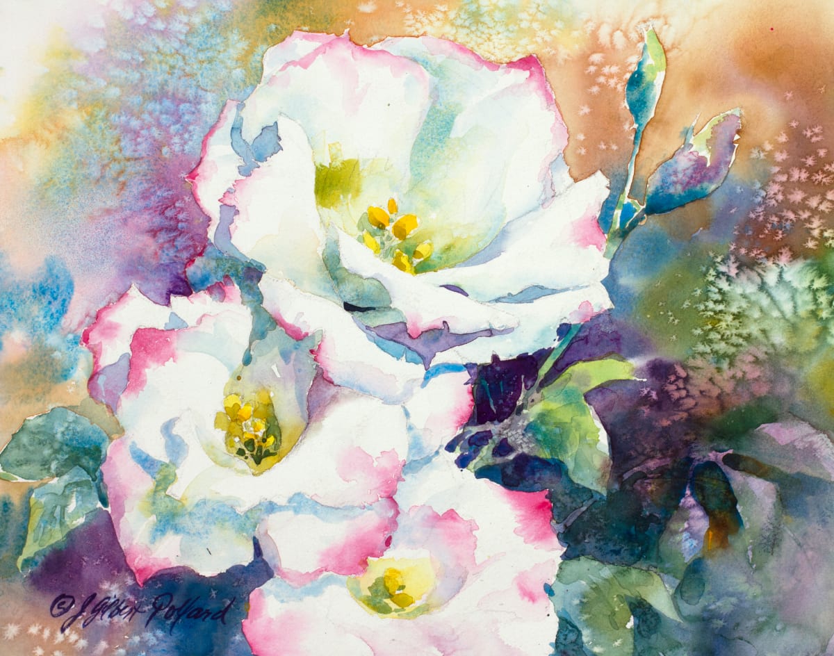 Lisianthus by Julie Gilbert Pollard 