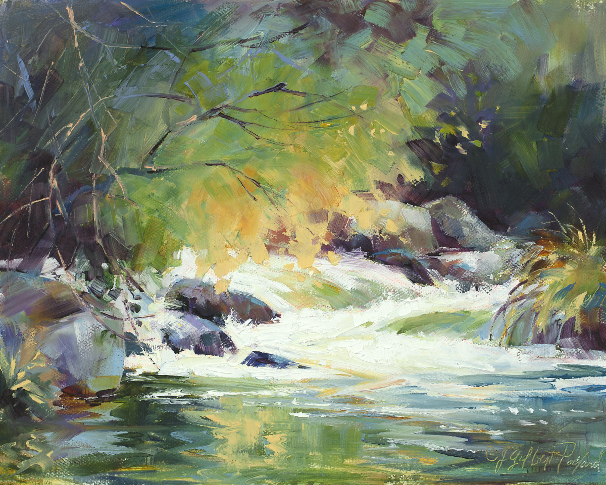 Oak Creek at Briar Patch II by Julie Gilbert Pollard 