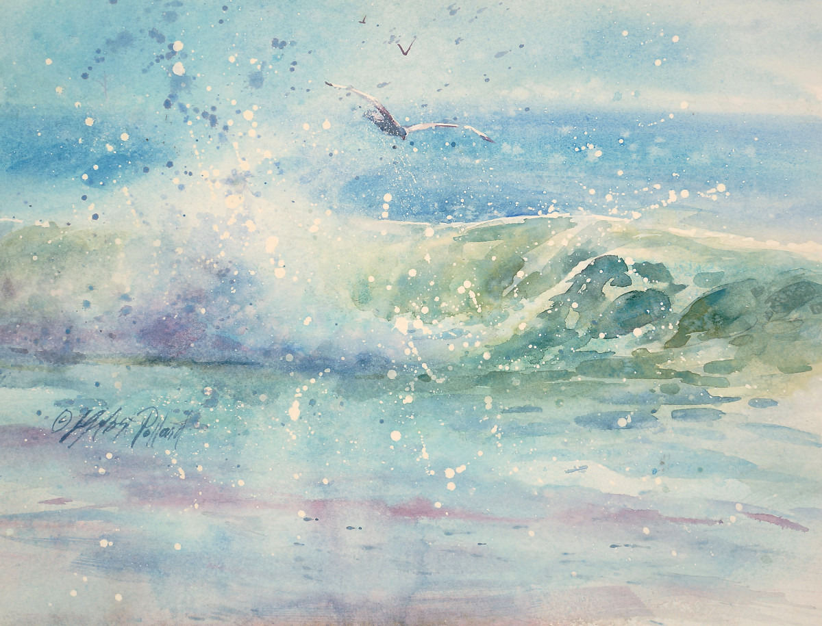 Wave Explosion by Julie Gilbert Pollard 