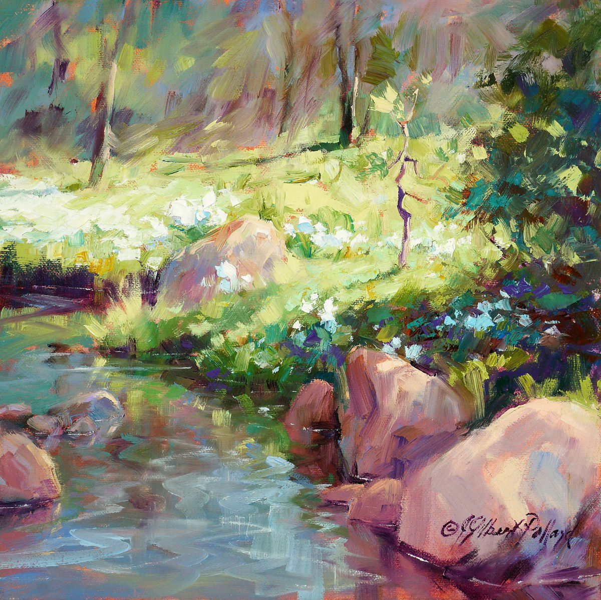 Sierra Stream by Julie Gilbert Pollard 