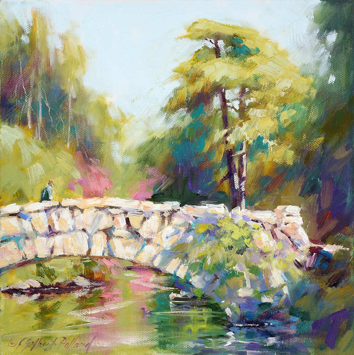 A Spring Stroll - Beacon Hill Park by Julie Gilbert Pollard, Image 1.