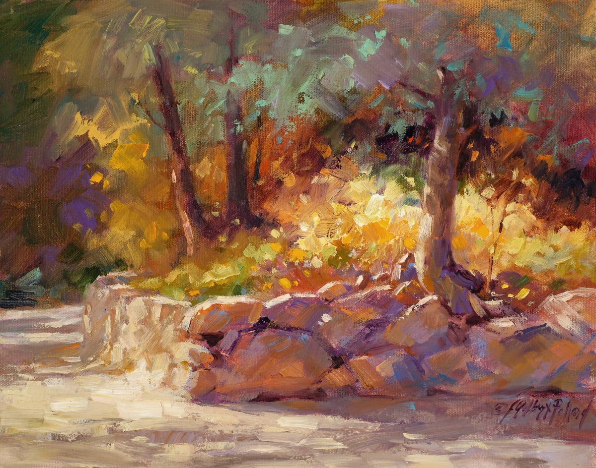 Stone Wall by Julie Gilbert Pollard 