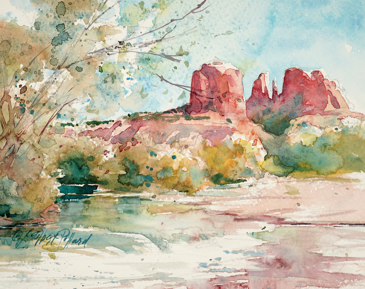 Red Rock Crossing by Julie Gilbert Pollard 