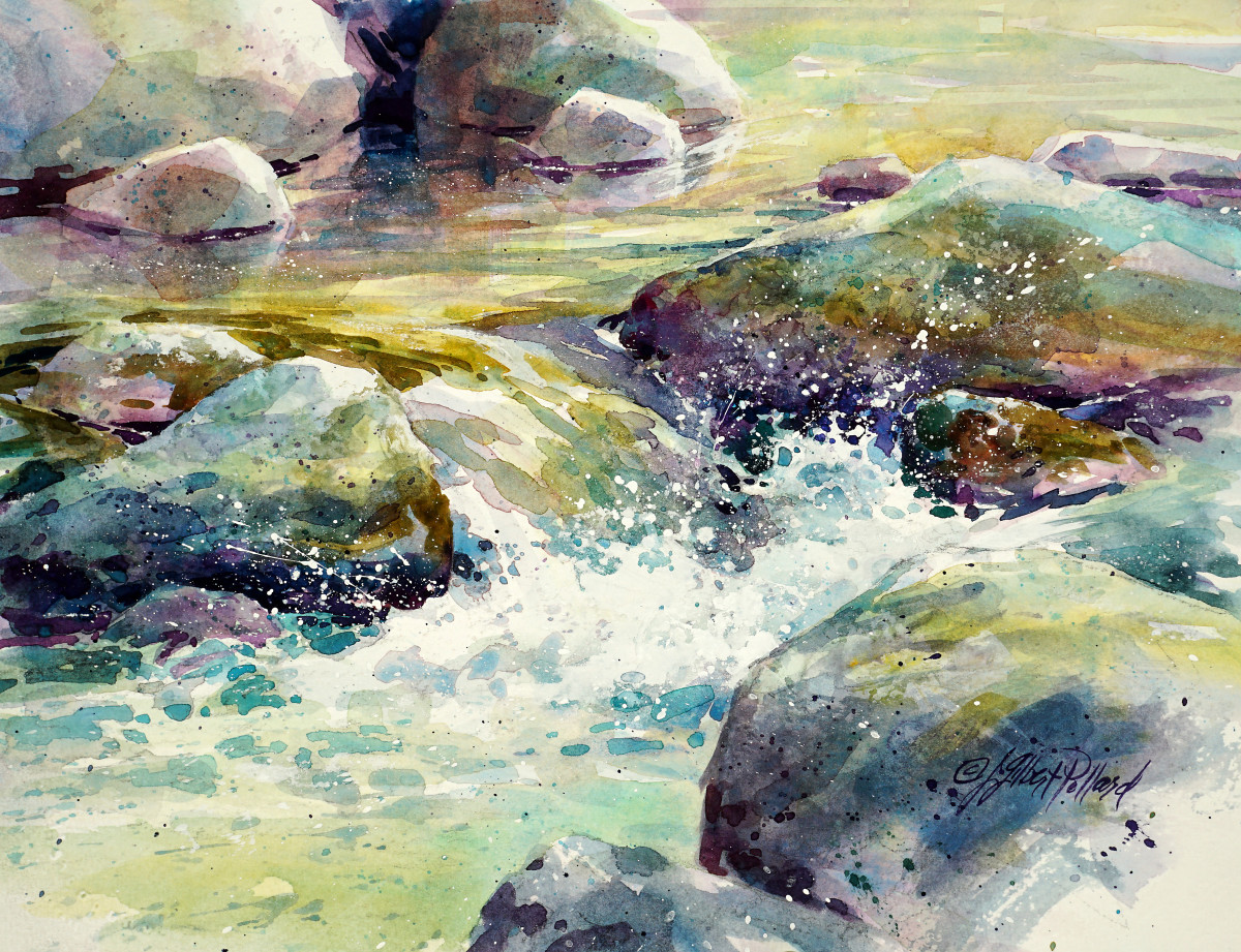 Oak Creek Splashes by Julie Gilbert Pollard 