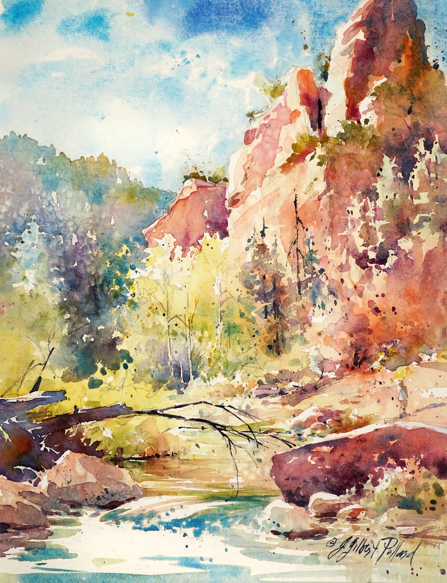 West Fork Hiker by Julie Gilbert Pollard 