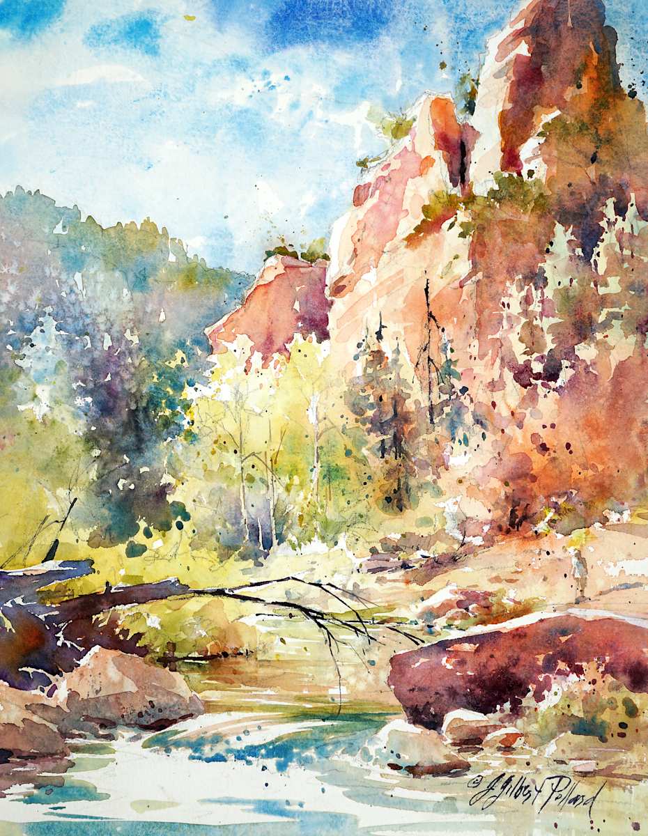 West Fork Hiker by Julie Gilbert Pollard 