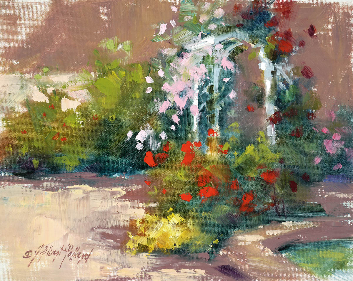 Rose Trellis II by Julie Gilbert Pollard 