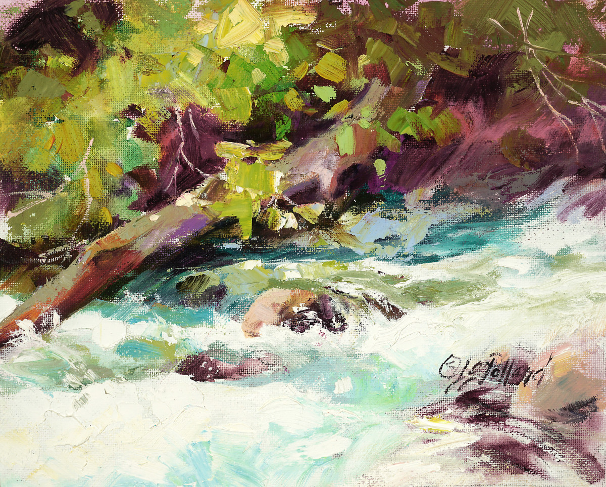 Oak Creek at Briar Patch XIII by Julie Gilbert Pollard 