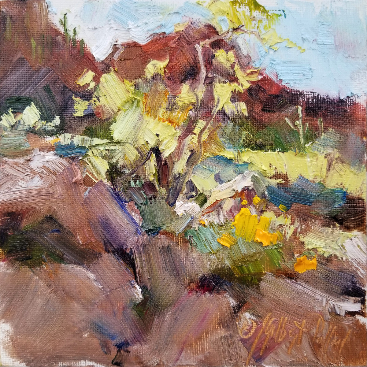 Waterfall Trail by Julie Gilbert Pollard 