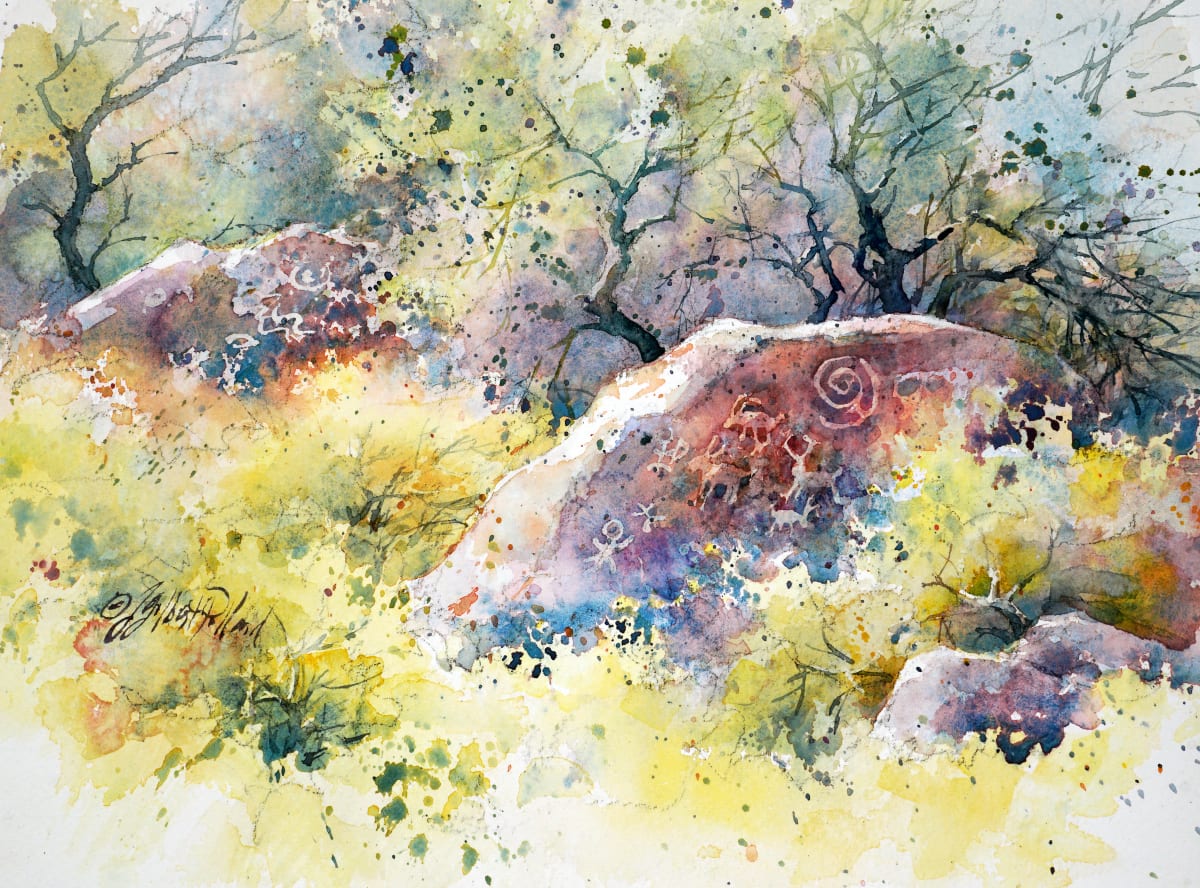 Ancient Art II by Julie Gilbert Pollard 