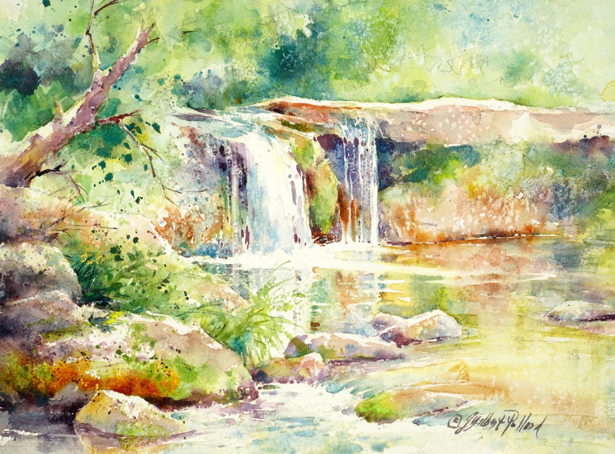 Wolf Creek Falls by Julie Gilbert Pollard 