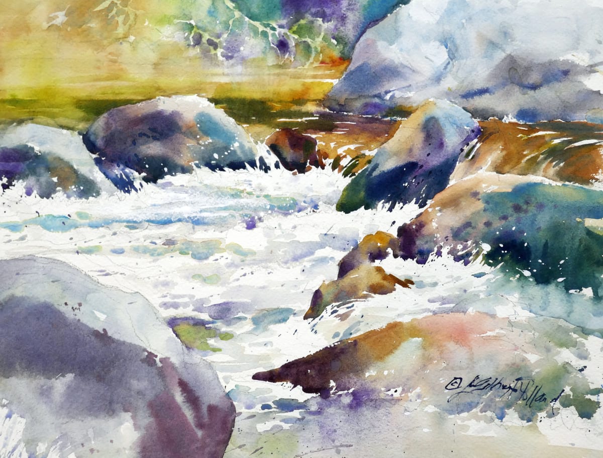 Oak Creek at Junipine by Julie Gilbert Pollard 