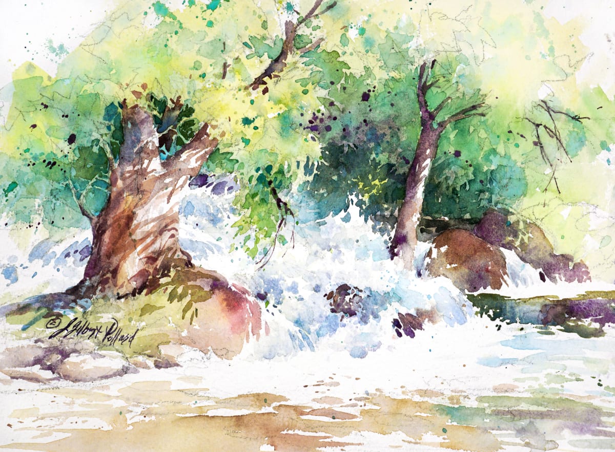 Boulder Creek II by Julie Gilbert Pollard 