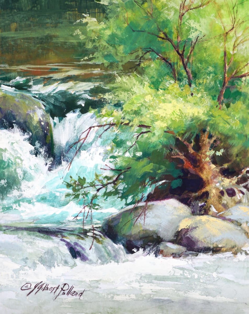 Oak Creek at Briar Patch XXIX (29) by Julie Gilbert Pollard 