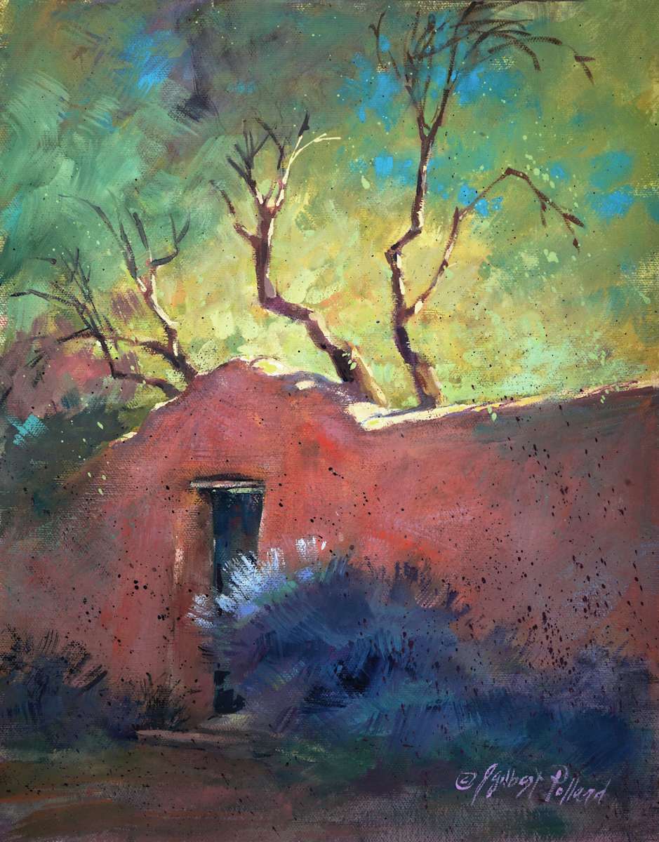 Garden Portal - Santa Fe by Julie Gilbert Pollard 
