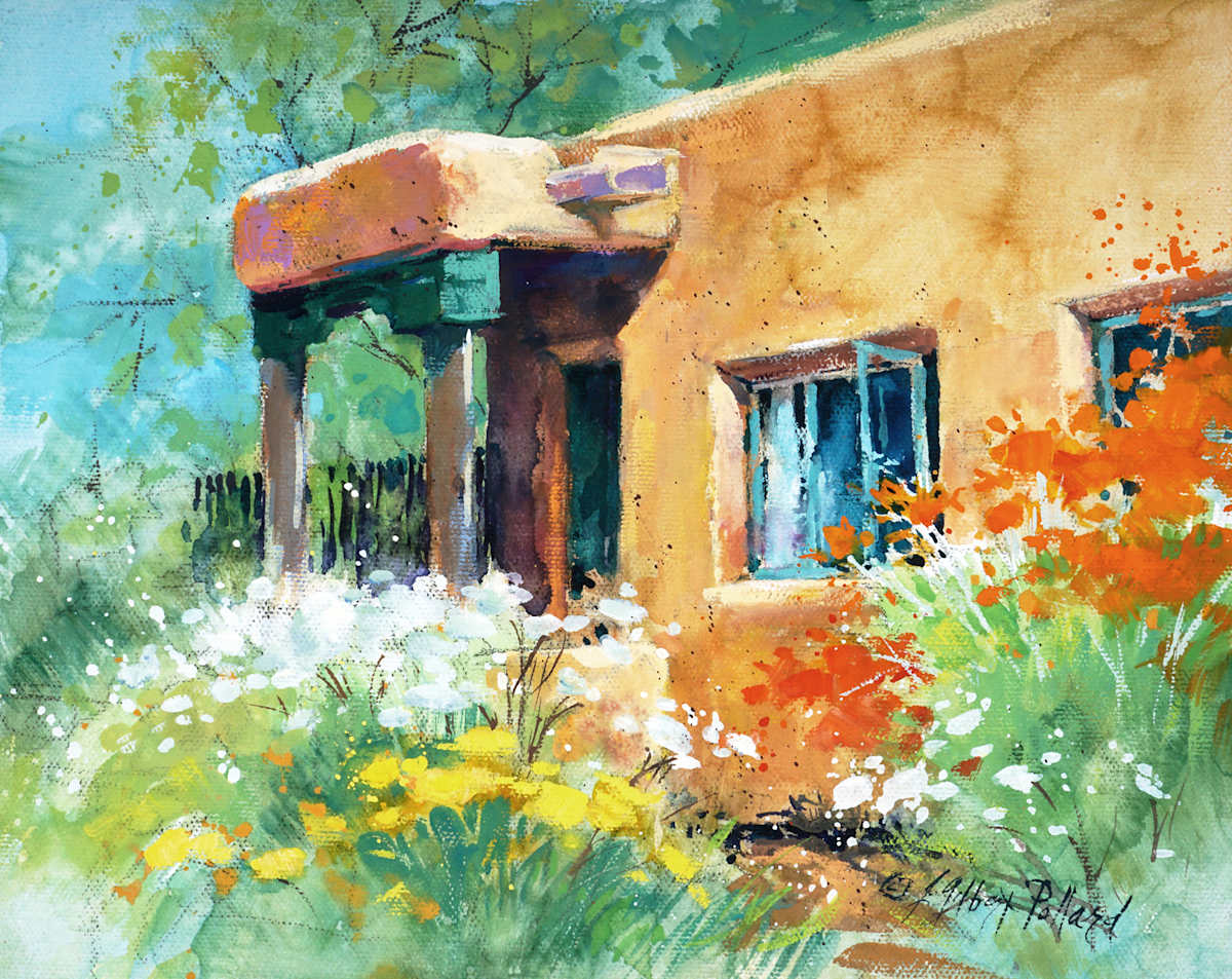 Lace Curtain - Santa Fe by Julie Gilbert Pollard 