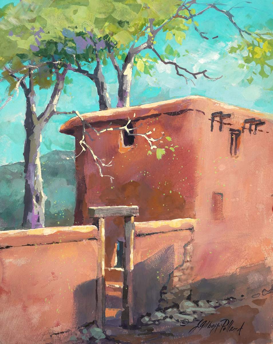 Oldest House - Santa Fe by Julie Gilbert Pollard, Image 9.