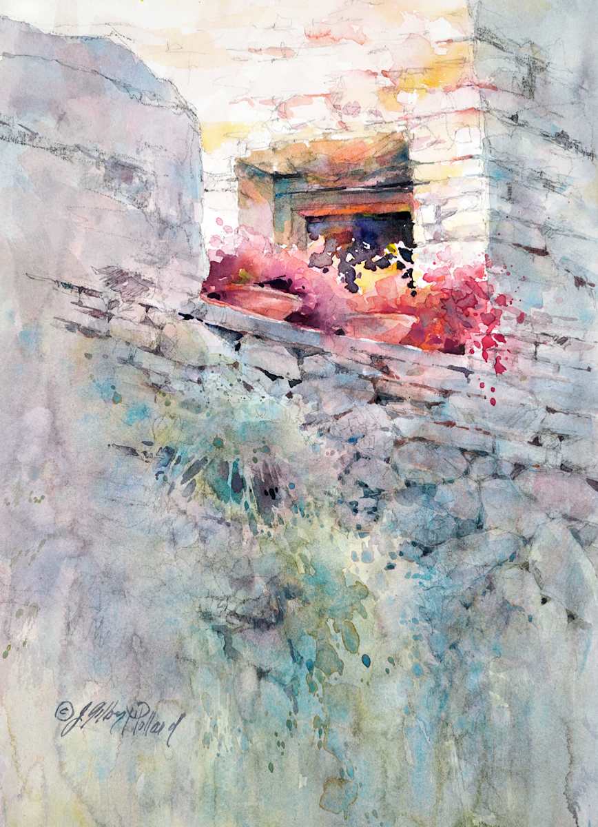 Perugia Window I by Julie Gilbert Pollard 